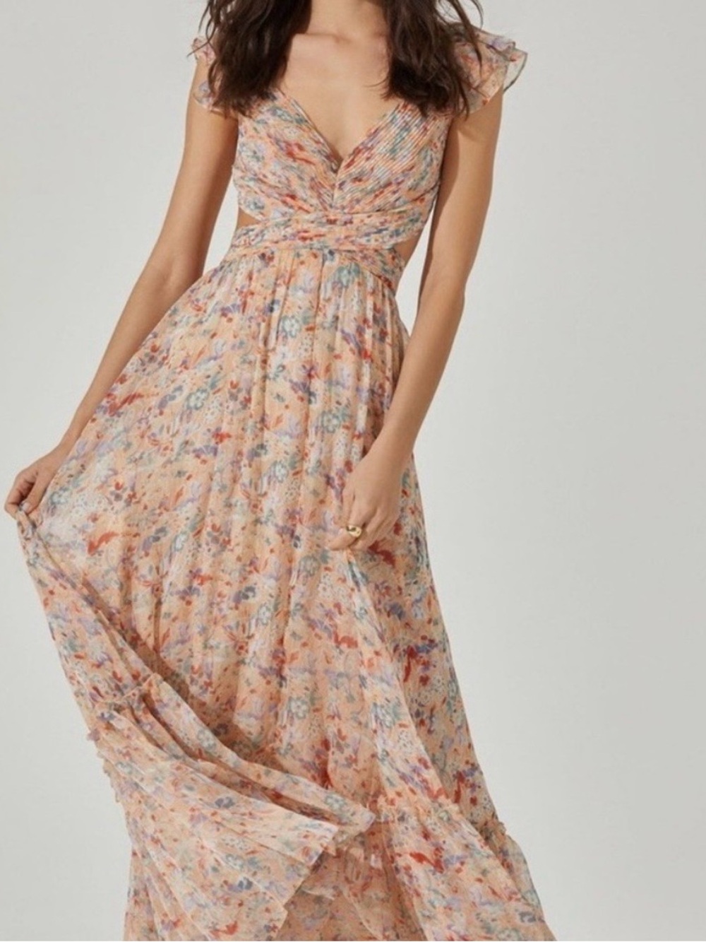 ASTR The Label Primrose Maxi Dress (sz XS)